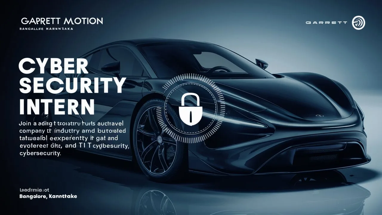 Cyber Security - Intern at Garrett Motion | Bangalore, Karnataka: Apply Now!